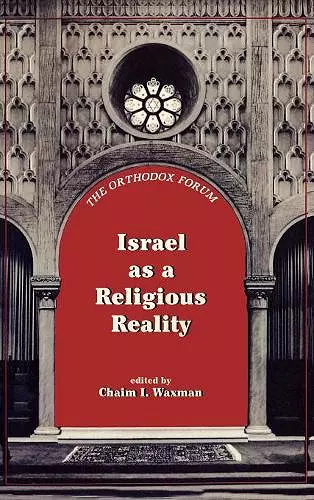 Israel as a Religious Reality cover