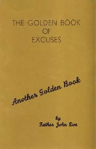 The Golden Book of Excuses cover