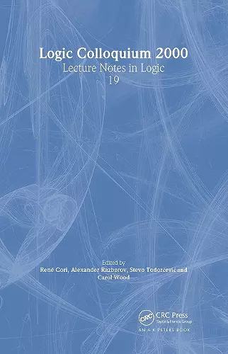 Logic Colloquium 2000 (hardcover) cover