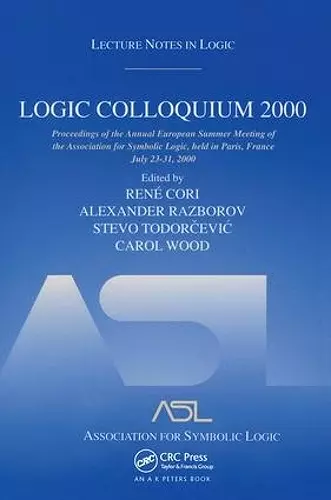 Logic Colloquium 2000 (hardcover) cover