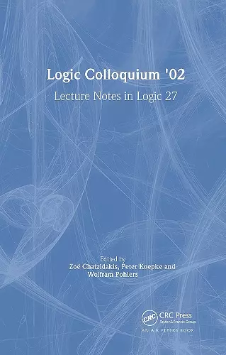 Logic Colloquium '02 cover