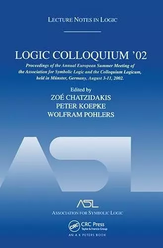 Logic Colloquium '02 cover