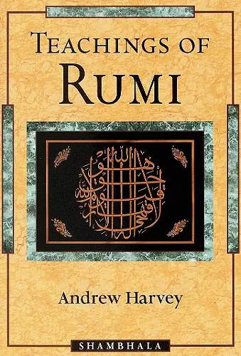 Teachings of Rumi cover