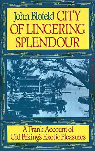 City of Lingering Splendour cover