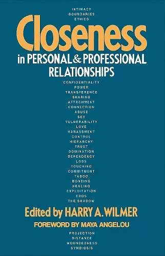 Closeness in Personal and Professional Relationships cover