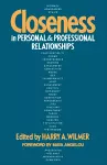 Closeness in Personal and Professional Relationships cover