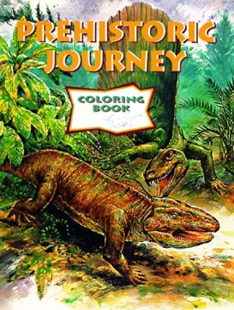 Prehistoric Journey Coloring Book cover