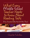 What Every Middle School Teacher Needs to Know About Reading Tests cover