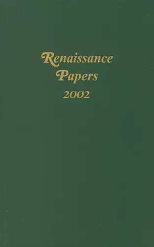 Renaissance Papers 2002 cover