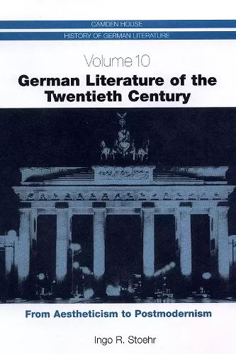 German Literature of the Twentieth Century cover