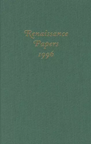 Renaissance Papers 1996 cover