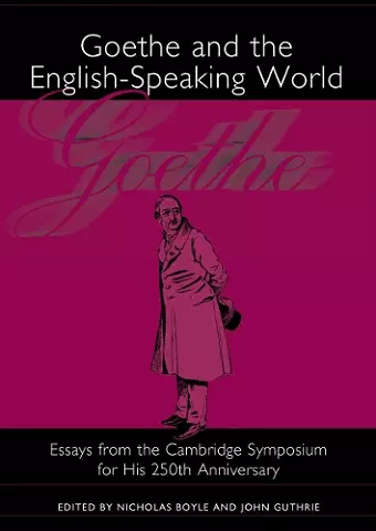 Goethe and the English-Speaking World cover