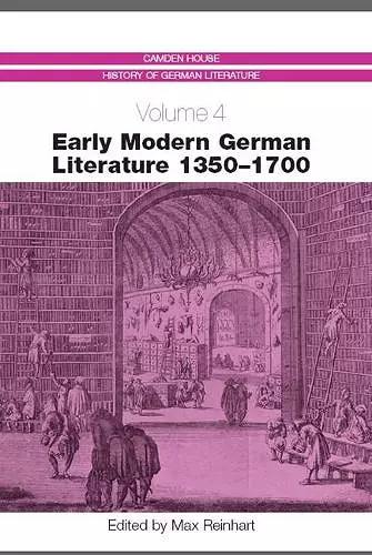 Early Modern German Literature 1350-1700 cover