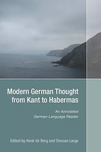 Modern German Thought from Kant to Habermas cover