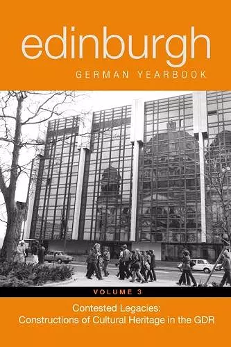 Edinburgh German Yearbook 3 cover