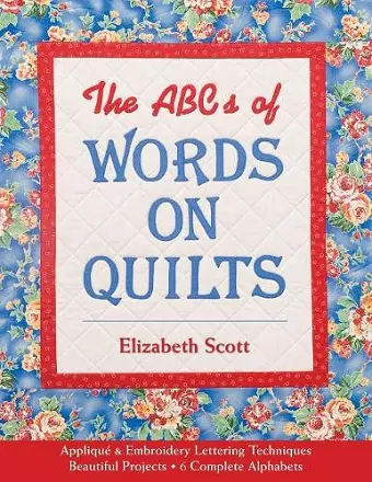 ABCs Of Words On Quilts cover