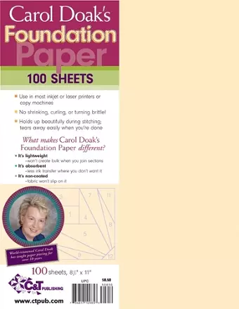 Carol Doak's Foundation Paper cover