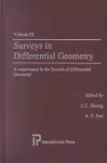 Surveys in Differential Geometry Vol III cover