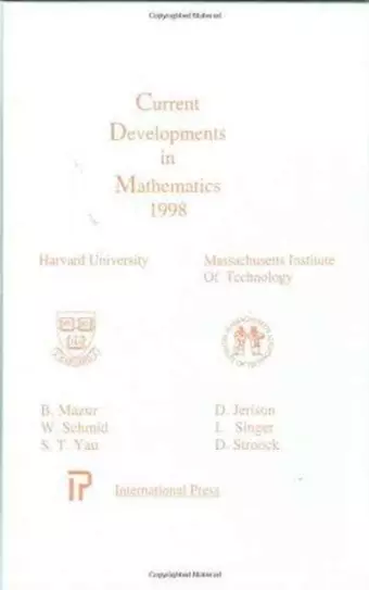 Current Developments in Mathematics 1998 cover