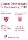 Current Developments In Mathematics, 2003 cover