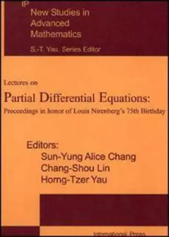 Lectures on Partial Differential Equations cover