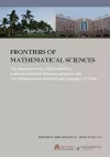 Frontiers of Mathematical Science cover