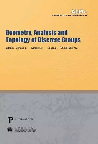 Geometry, Analysis and Topology of Discrete Groups cover