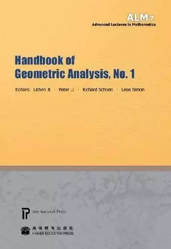 Handbook of Geometric Analysis, No. 1 cover