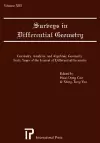 Surveys in Differential Geometry v. 13; Geometry, Analysis, and Algebraic Geometry cover