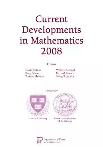 Current Developments in Mathematics 2008 cover
