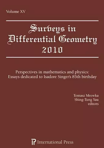 Surveys in Differential Geometry, Volume 15 cover