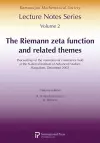 The Riemann Zeta Function and Related Themes cover