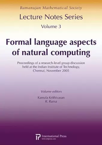 Formal Language Aspects of Natural Computing cover