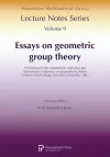 Essays on Geometric Group Theory cover