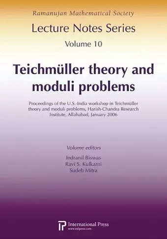 Teichmuller Theory and Moduli Problems cover