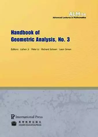 Handbook of Geometric Analysis, No. 3 cover