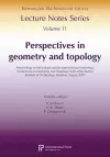 Perspectives in Geometry and Topology cover