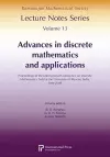 Advances in Discrete Mathematics and Applications cover