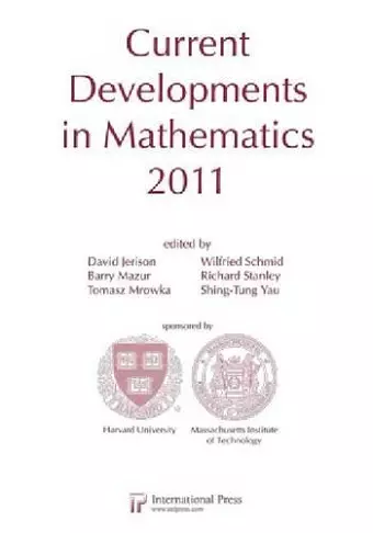 Current Developments in Mathematics, 2011 cover