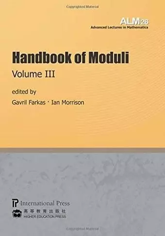 Handbook of Moduli cover