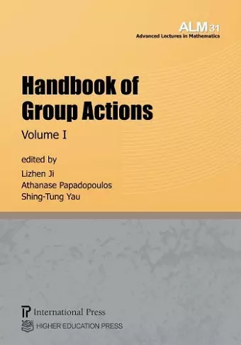 Handbook of Group Actions, Volume I cover