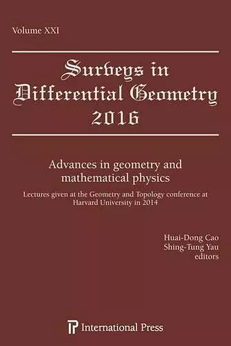 Advances in Geometry and Mathematical Physics cover