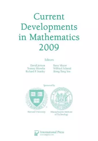 Current Developments in Mathematics, 2009 cover