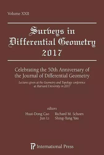 Celebrating the 50th Anniversary of the Journal of Differential Geometry cover