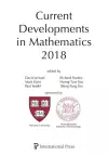 Current Developments in Mathematics, 2018 cover