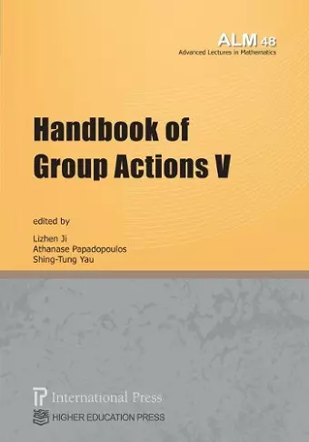 Handbook of Group Actions V cover