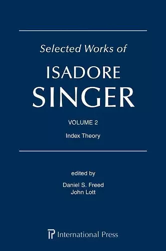 Selected Works of Isadore Singer: Volume 2 cover