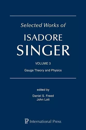 Selected Works of Isadore Singer: Volume 3 cover