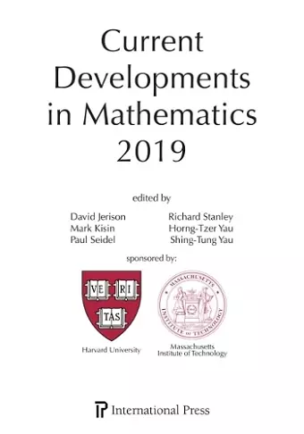 Current Developments in Mathematics, 2019 cover