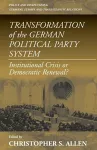 Transformation of the German Political Party System cover
